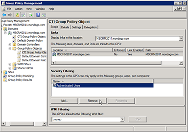 Group Policy Management Console